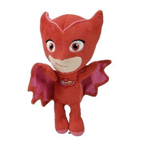 Disney Jr. Owlette PJ Masks Red Pink Wings Super Hero 9" Stuffed Animal Plush